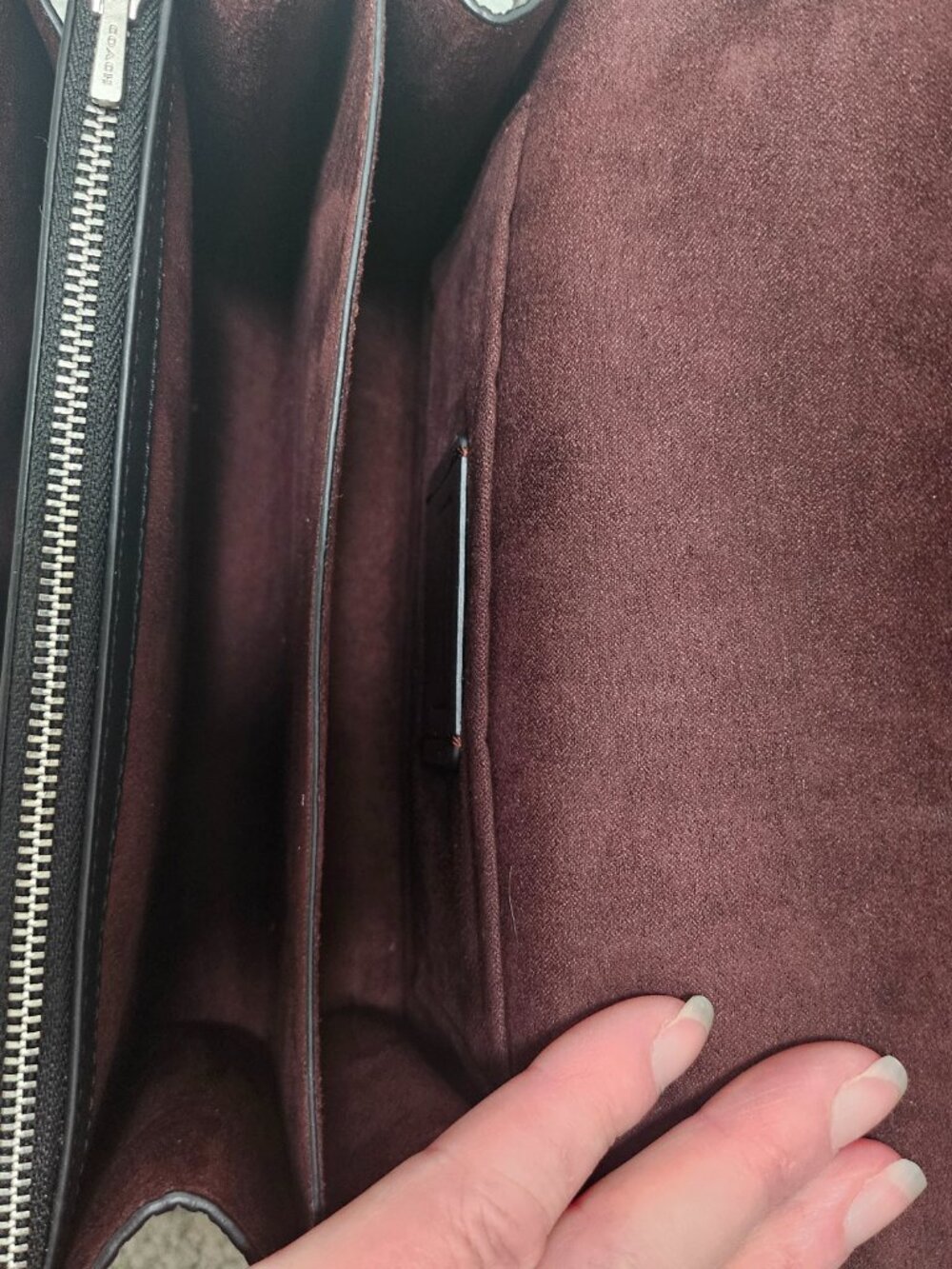 Coach Crossbody Bag - Signature Canvas and Black Leather - Picture 5 of 8
